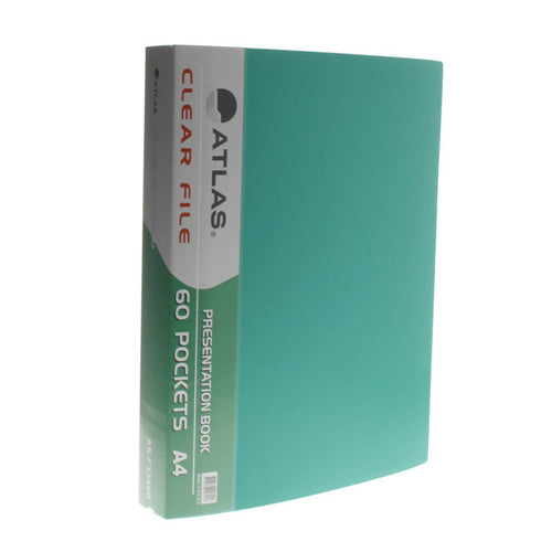 Atlas Clear File A4 60 Pockets