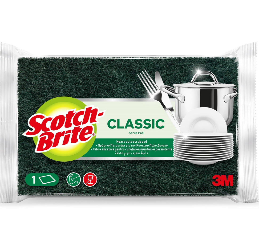 وسادة تنظيف شديدة التحمل من سكوتش برايت، قطعة واحدة