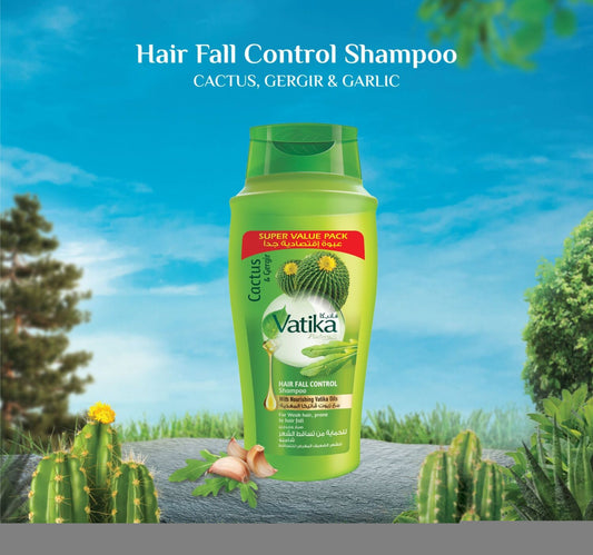 Vatika Naturals Hair Fall Control Shampoo With Nourishing Vatika Oils For Weak Prone to Hair Fall 700 ml