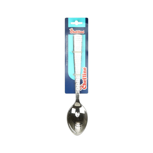 Chefline Hammered Stainless Steel Dessert Spoon, 3 Pcs, 2203