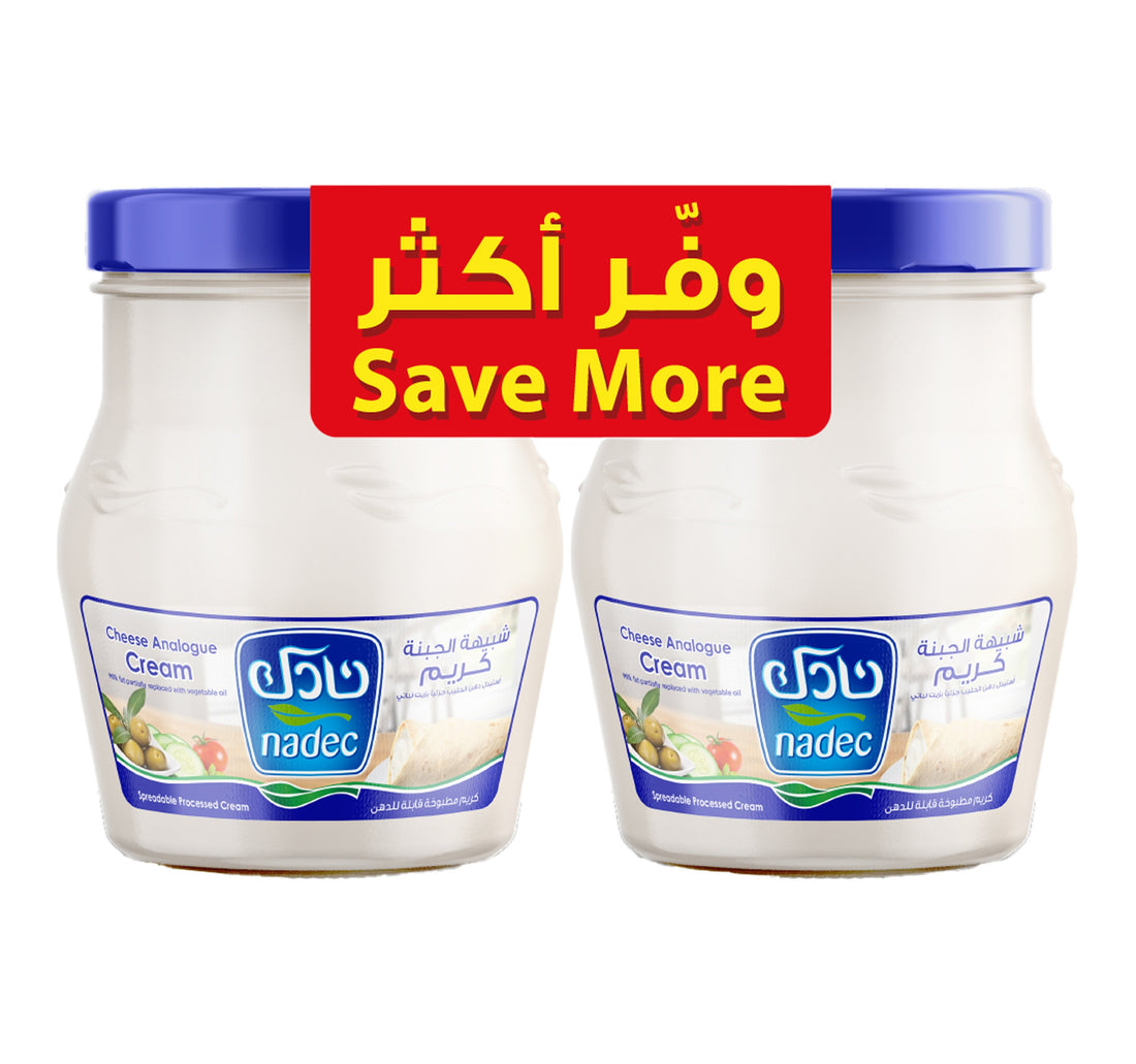 Nadec Cream Cheese Spread Value Pack 2 x 500 g