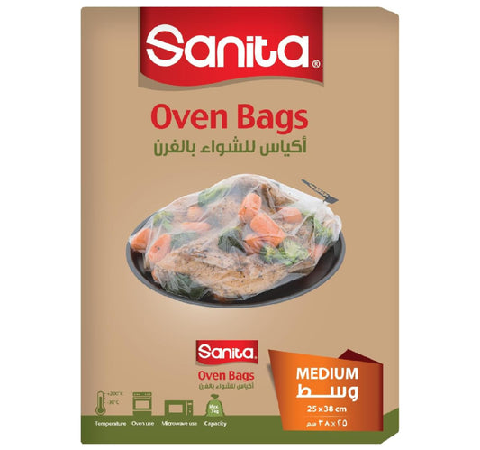 Sanita Oven Bags Medium Size 25 x 38cm 8 pcs