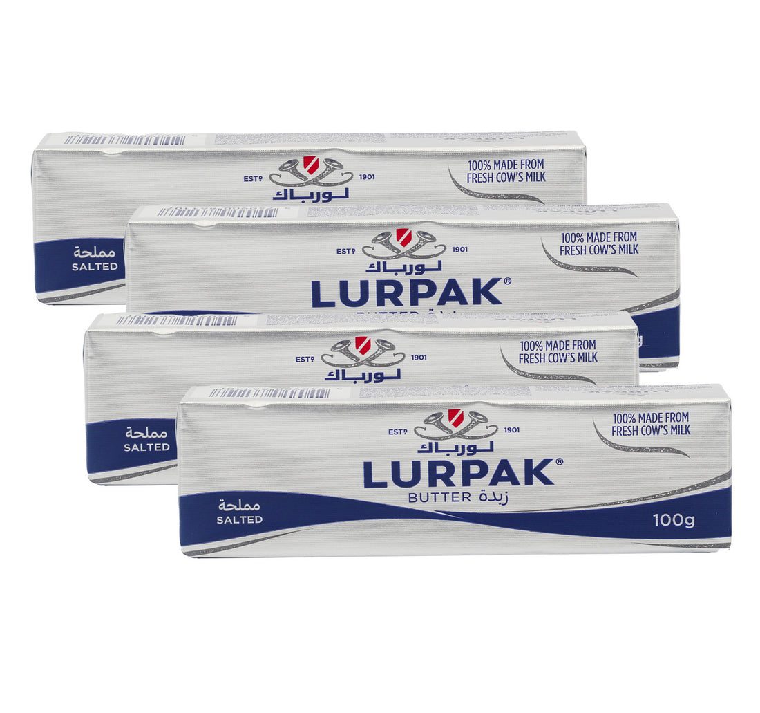 Lurpak Salted Butter Value Pack 4 x 100 g
