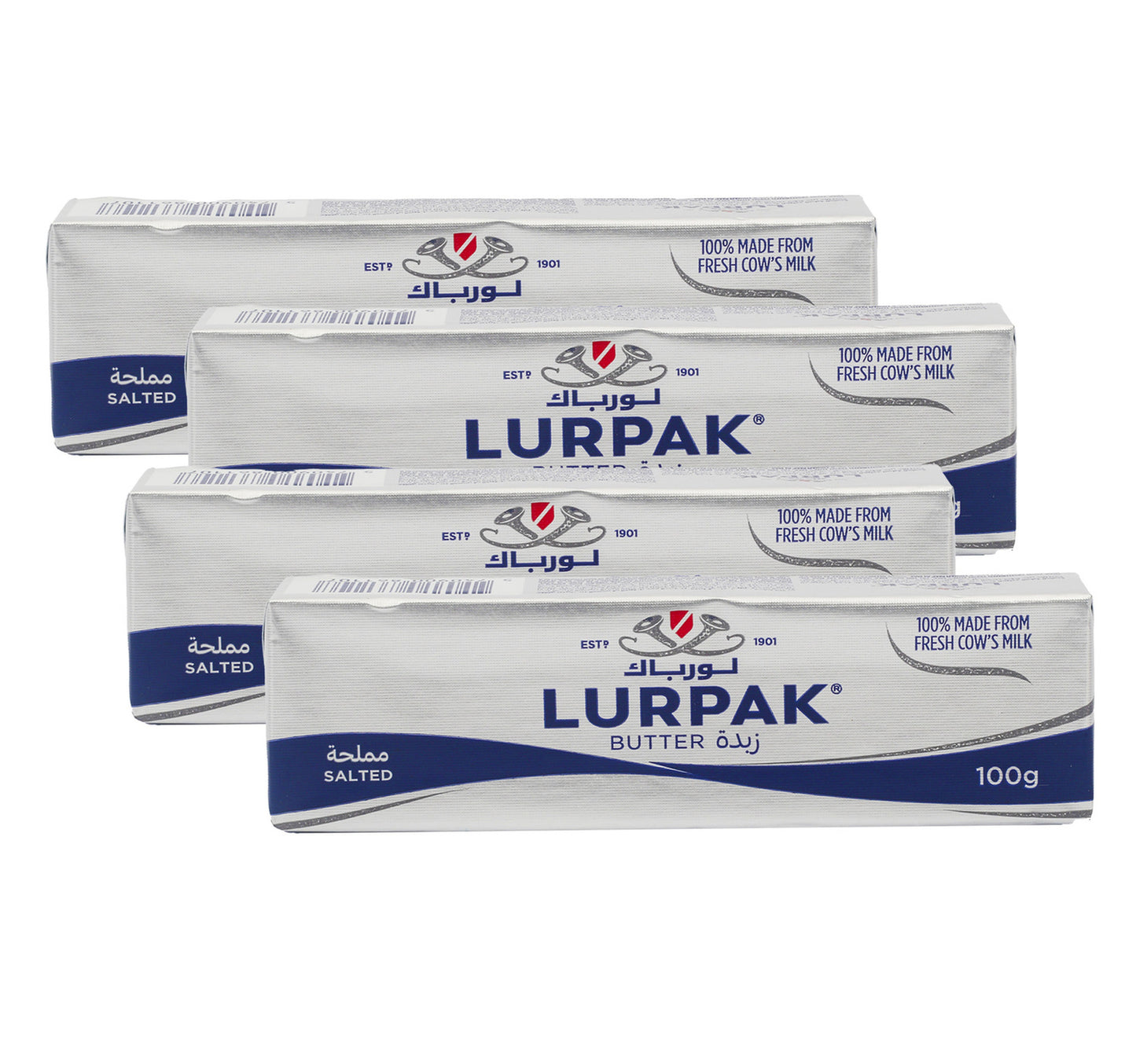 Lurpak Salted Butter Value Pack 4 x 100 g