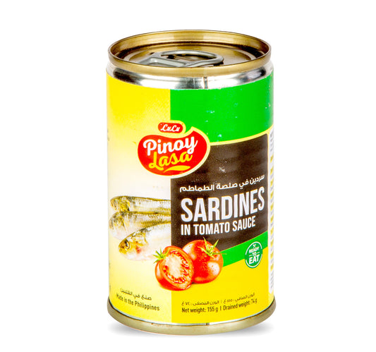 LuLu Pinoy Lasa Sardines in Tomato Sauce 155 g