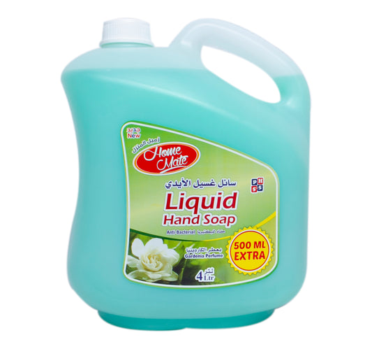 صابون سائل لليدين هوم ميت برائحة الجاردينيا 4 لتر + 500 مل