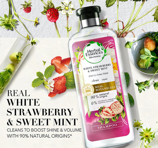 Herbal Essences Bio: Renew Clean White Strawberry & Sweet Mint Shampoo 400 ml