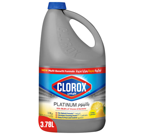 Clorox Platinum Bleach Crisp Lemon 3.78 Litres