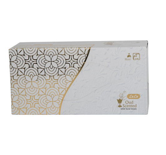 LuLu Oud Scented White Facial Tissues 2ply 3 x 200 Sheets