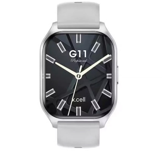 X.Cell G11 Pro Smartwatch, 2.01 inches HD Display, Grey + Soul 17 Pro True Wireless Earbuds, Assorted