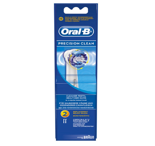 Oral B Precision Clean Replacement Brush Head 2 pcs