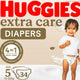 Huggies Extra Care Baby Diapers Size 5 12-22 kg Value Pack 34 pcs