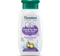 غسول هيمالايا اللطيف للشعر والجسم للأطفال من الرأس إلى القدمين بزيت الزيتون والمكاديميا 200 مل