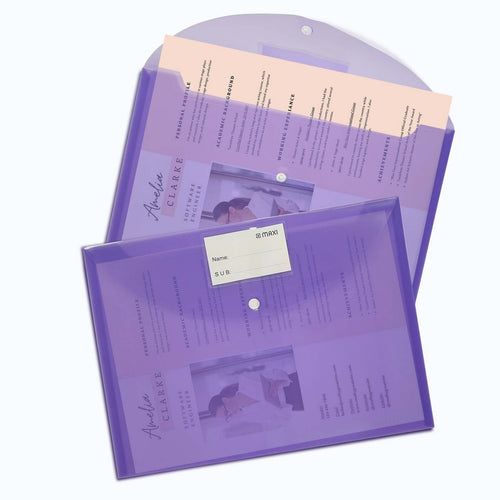 Maxi Free Size Clear Bag, Pack Of 3, Assorted, MX-300A
