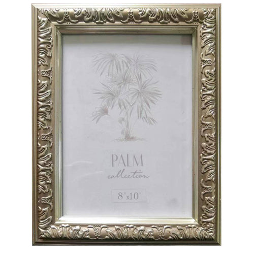 Maple Leaf PVC Photo Frame Silver 8x10 inch