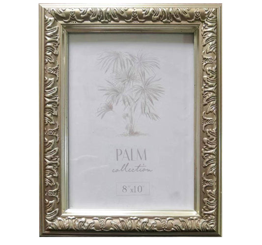 Maple Leaf PVC Photo Frame Silver 8x10 inch