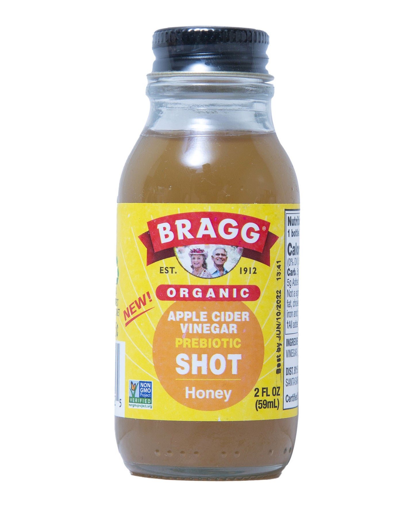 خل التفاح العضوي بنكهة العسل من براغ، 59 مل