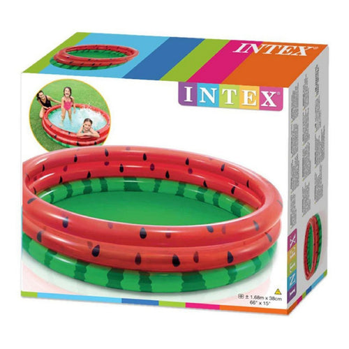 Intex Watermelon Three Ring Pool 58448