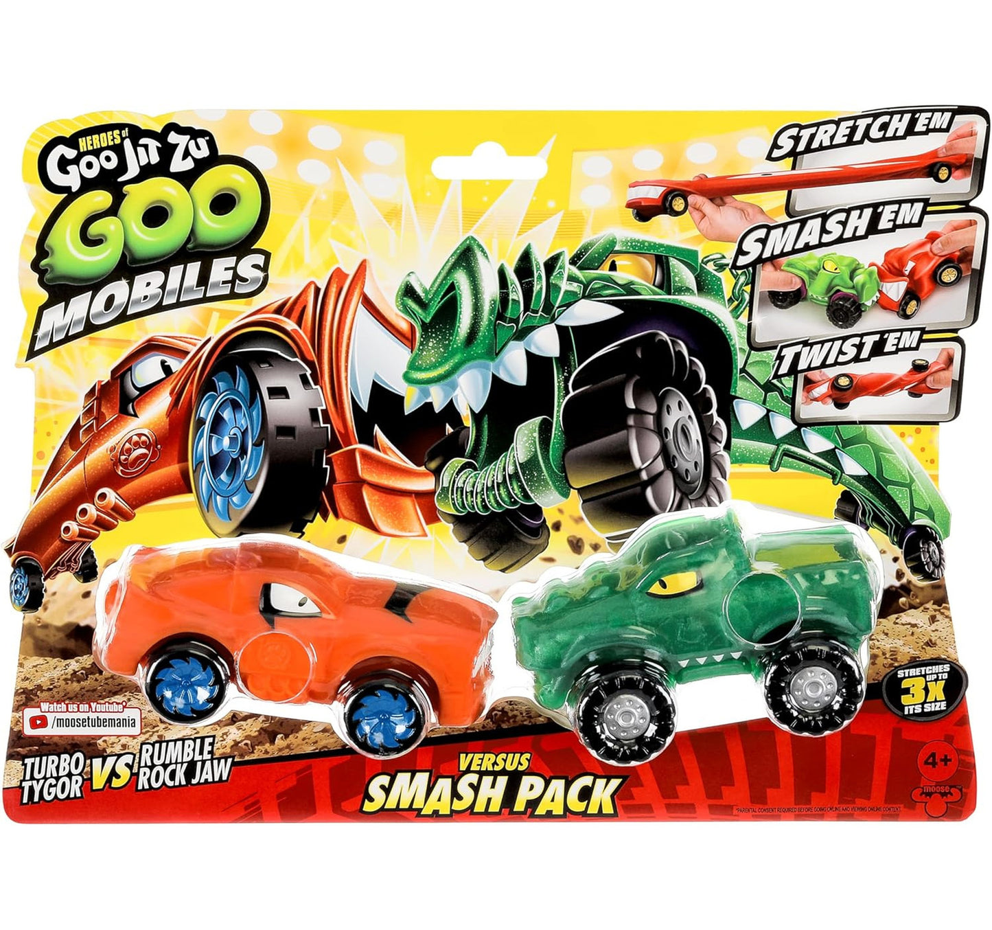 Goo Jit Zu Tygor Vs Rock Jaw Toy, 42674