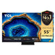 TCL 55 inches 4K Google Smart QD Series Mini LED TV, 55C755