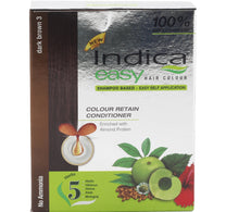 Indica Easy Hair Colour Based Shampoo Value Pack 3 x 32.5 ml