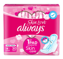Always Skin Love Maxi Thick Pads Large 30pcs