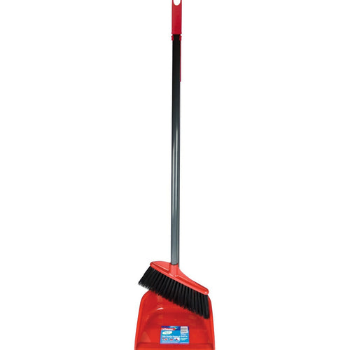 Vileda Long handle Dustpan with Broom 1set