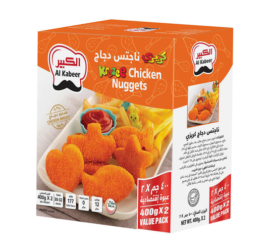Al Kabeer Krazee Chicken Nuggets 2 x 400 g