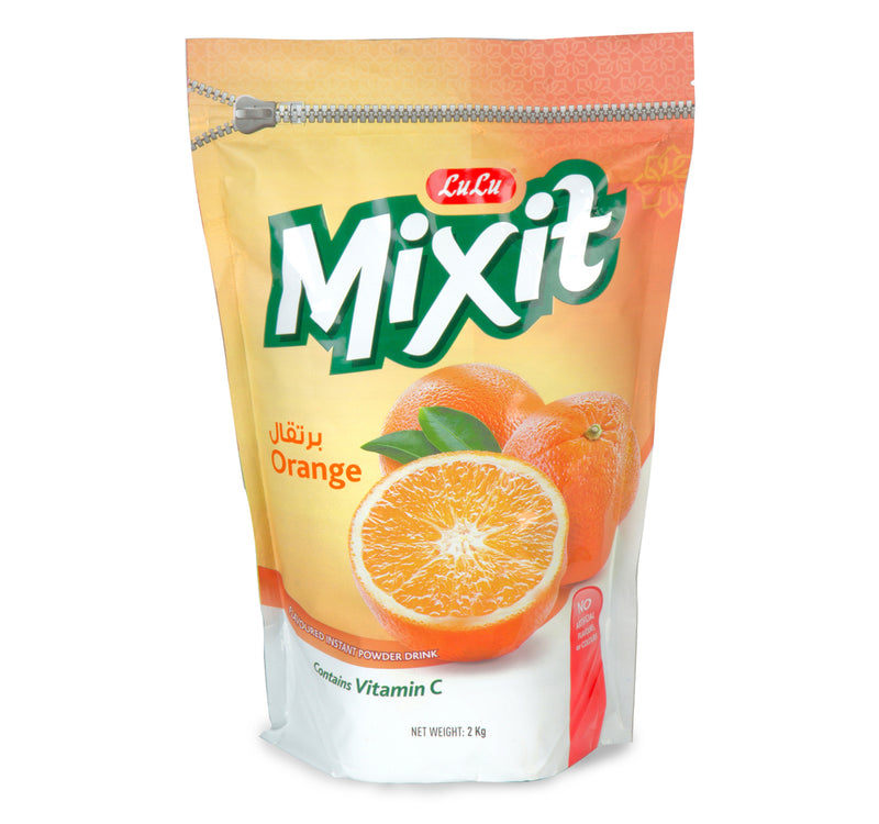 LuLu Mixit Orange Flavoured Instant Powdered Drink 2 kg