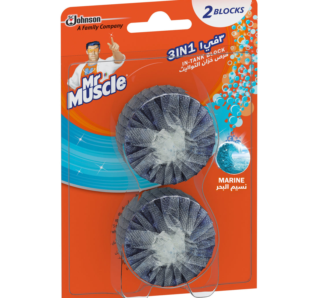 مستر ماسل، منظف المرحاض 3 في 1، 2 × 50 جم