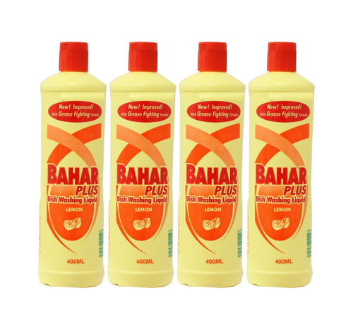 Bahar Plus Dish Washing Liquid Lemon 400 ml x 4 pcs