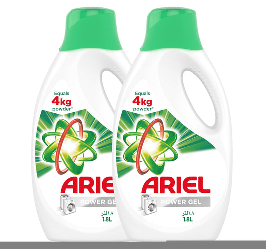 جل سائل أريال للغسالات الأوتوماتيكية برائحة أصلية، 2 × 1.8 لتر