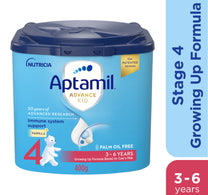 أبتاميل أدفانس كيد المرحلة 4 تركيبة نمو بنكهة الفانيليا من 3 إلى 6 سنوات 400 جرام