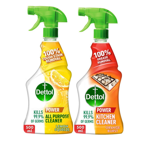 Dettol Power Kitchen Cleaner 500 ml + Power All Purpose Cleaner 500 ml