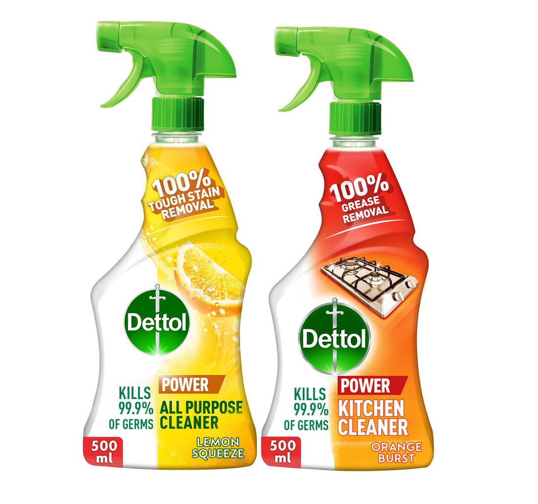 Dettol Power Kitchen Cleaner 500 ml + Power All Purpose Cleaner 500 ml