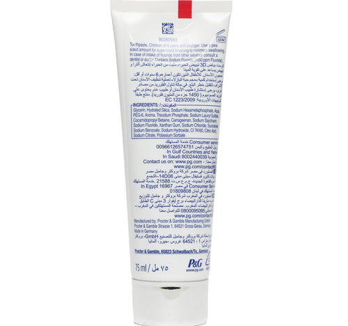 Crest 3D White Clinical Ultra Fresh White Toothpaste 75 ml