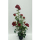 Maple Leaf Artificial Rose Plant With Pot 95cm 9145 Assorted