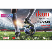 Ikon 43 inches Full HD Smart LED TV, Black, IK-VS43