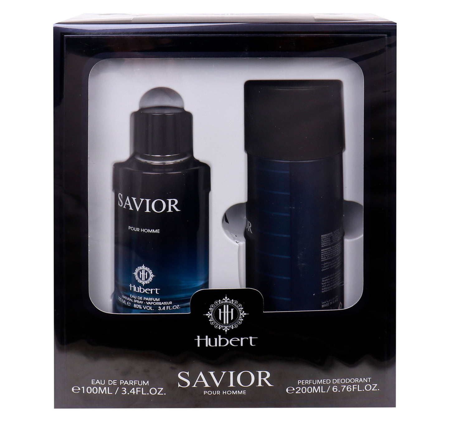 Hubert EDP Savior 100 ml + Perfumed Deodorant For Pour Homme 200 ml
