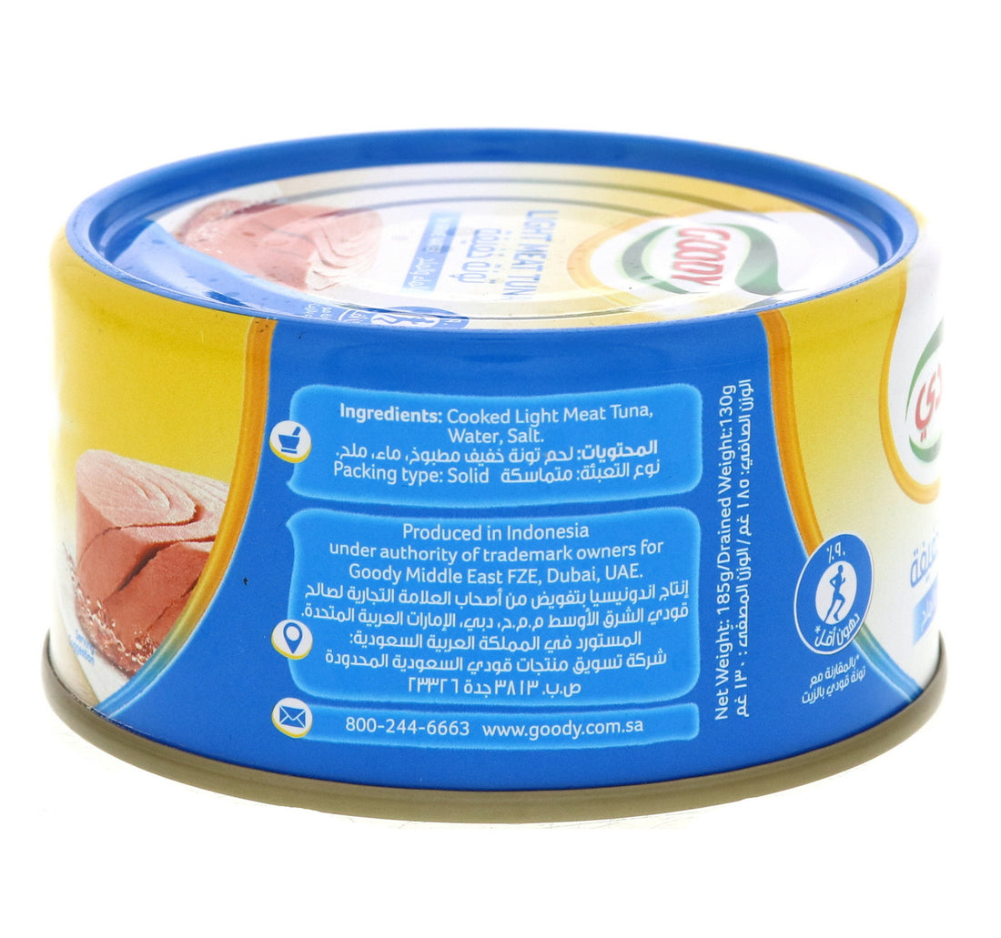 Goody Light Meat Tuna In Brine Water 185 g