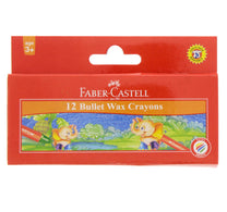 Faber-Castell Bullet Wax Crayons 12 Pieces