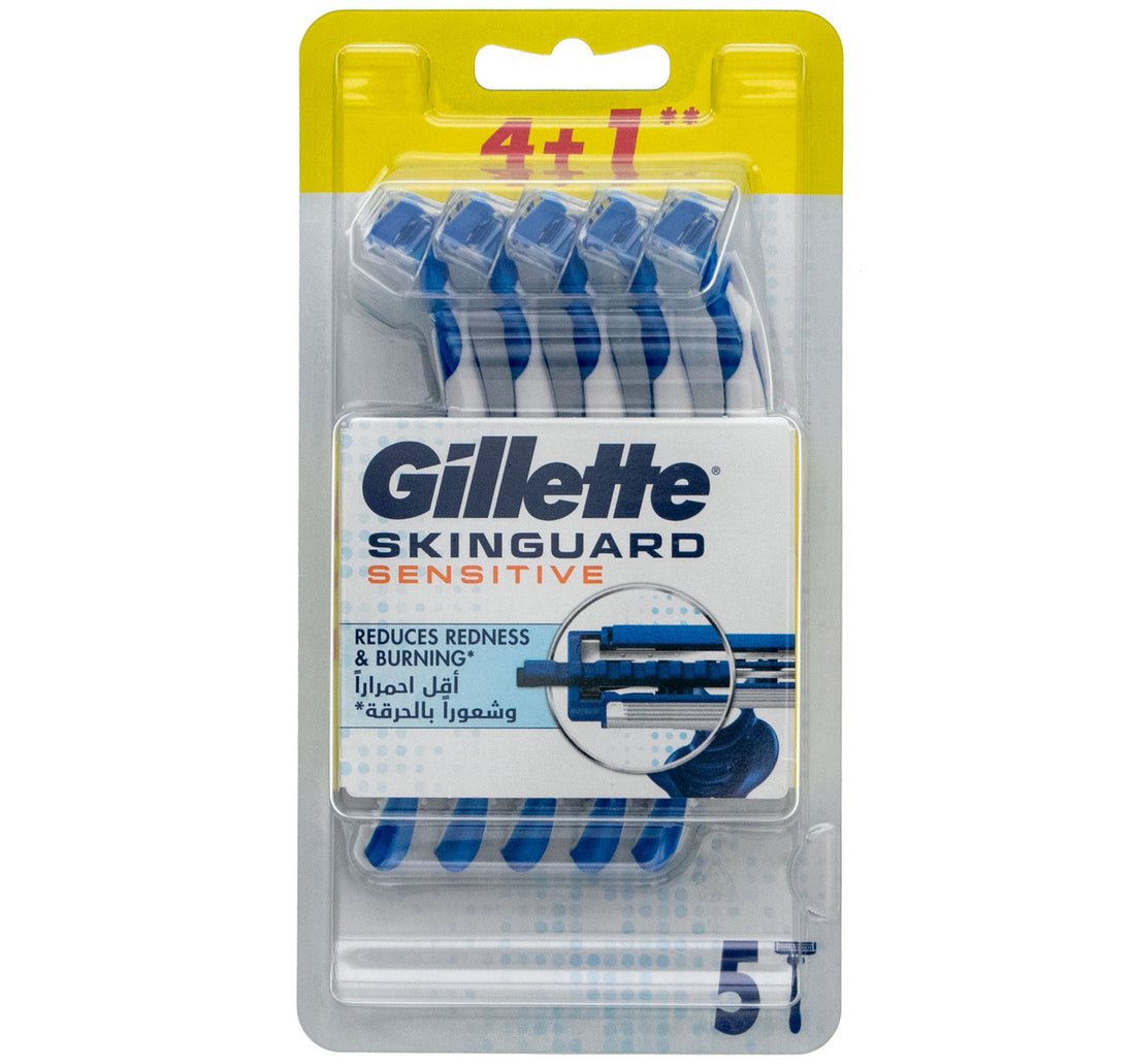 Gillette Skin Guard Sensitive Disposable Razor 5 pcs