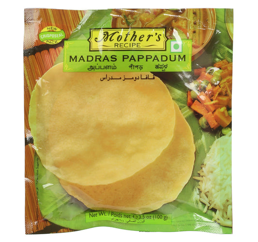 Mother's Recipe Madras Pappadum 100 g
