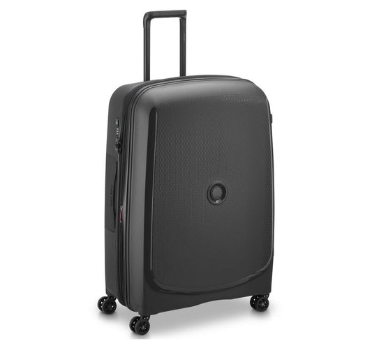 Delsey Belmont Plus Non Expandable 4 Wheels Hard Trolley, 70 cm, Black