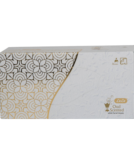 LuLu Oud Scented White Facial Tissues 2ply 3 x 200 Sheets