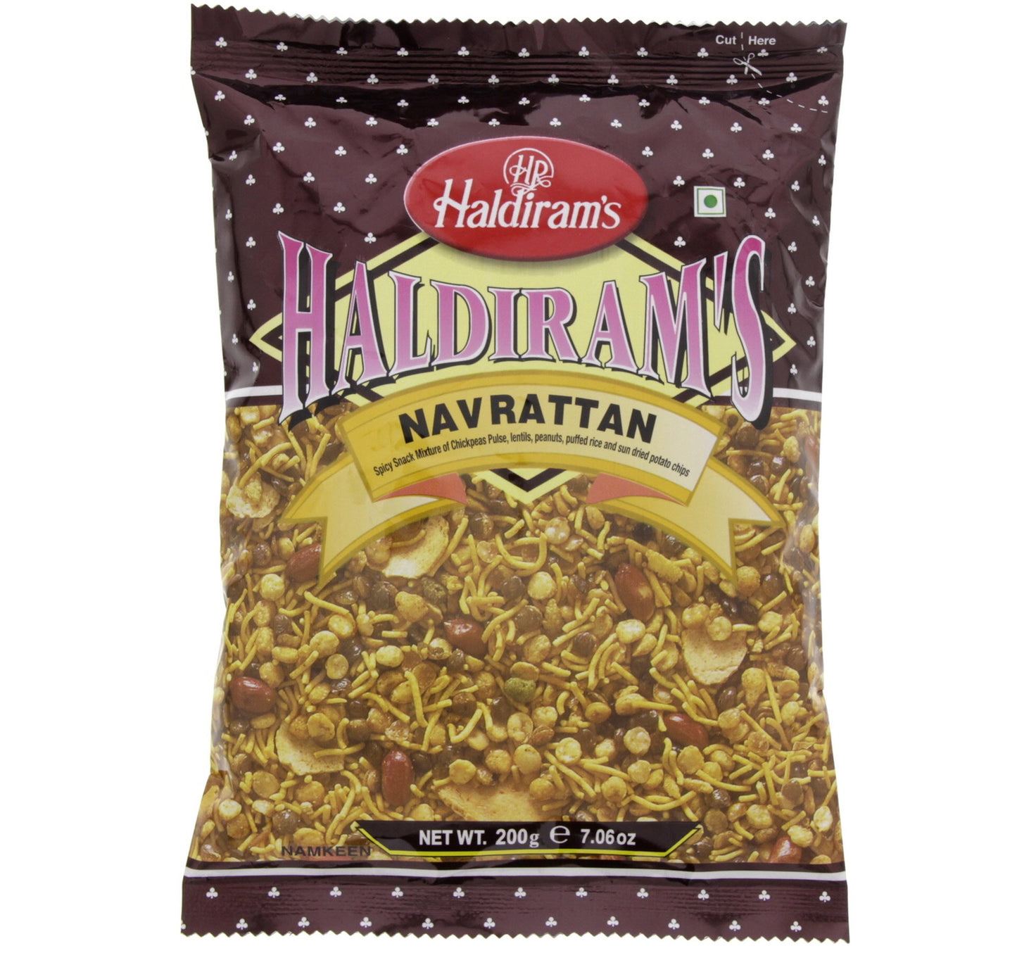 Haldiram's Navarattan Spicy Snack Mixture 200 g
