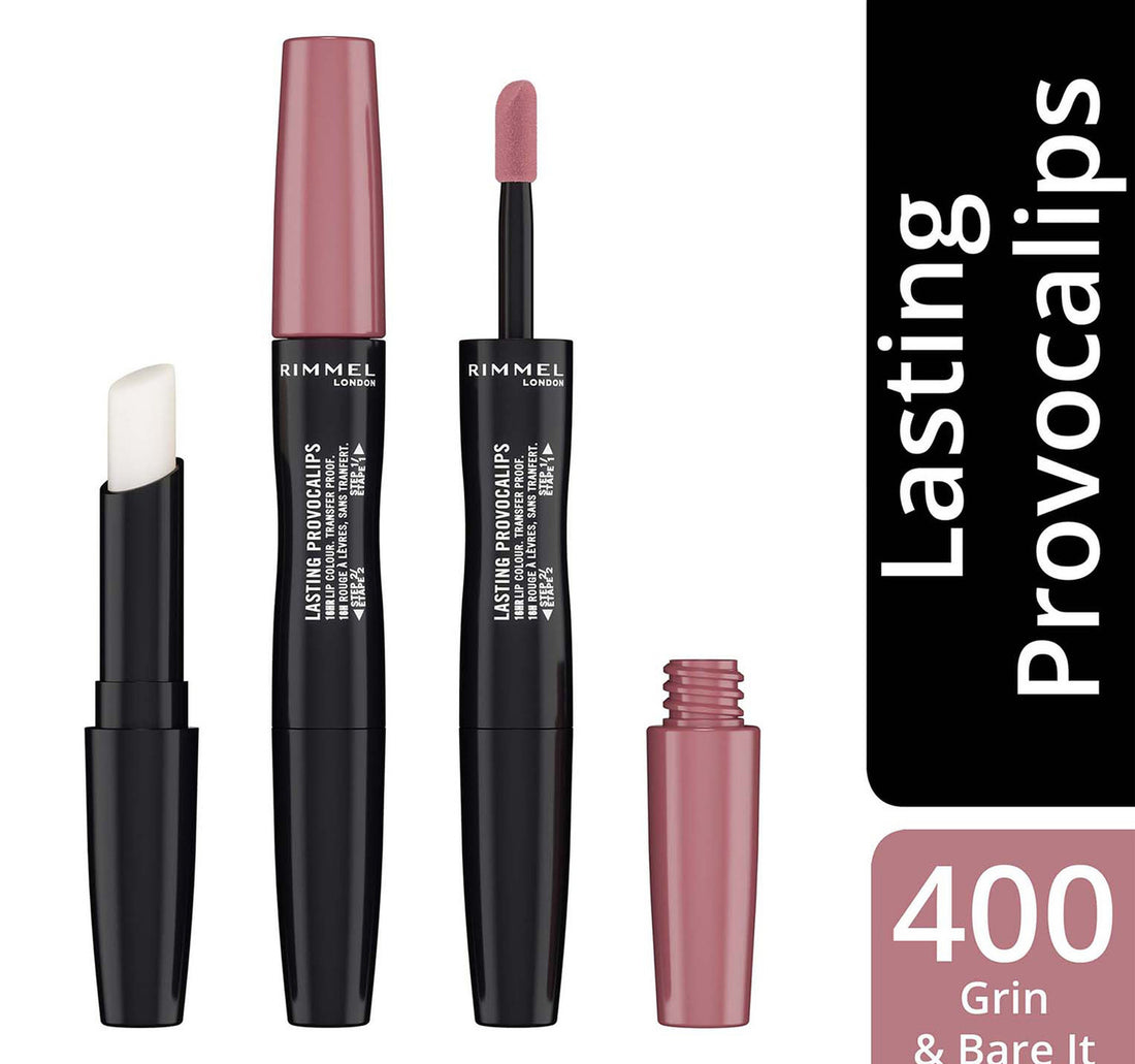 Rimmel London Lasting Provocalips Liquid Lipstick, 400 Grin & Bare It, 2.2 ml