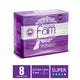 Fam Natural Cotton Feel Extra Thin Wings Super Sanitary 8 pcs