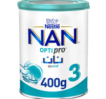 حليب نستله نان أوبتي برو المرحلة 3 للأطفال الصغار من عمر سنة إلى 3 سنوات 400 جرام
