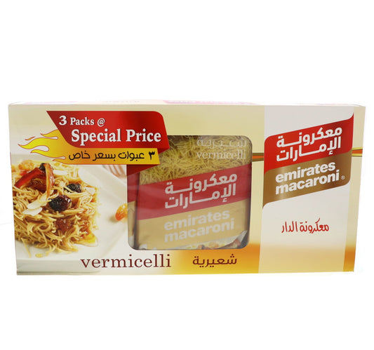 Emirates Macaroni Vermicelli 3 x 400 g